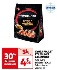 Gyoza poulet et légumes ajinomoto-Ajinomoto 