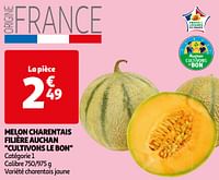 Melon charentais filière auchan-Huismerk - Auchan