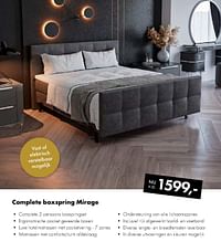 Complete boxspring mirage-Huismerk - Woonsquare