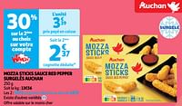 Mozza sticks sauce red pepper surgelés auchan-Huismerk - Auchan