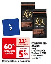L`or espresso grains-Douwe Egberts