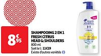 Shampooing 2 en 1 fresh citrus head + shoulders-Head & Shoulders