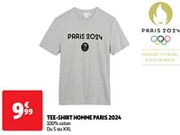 Tee-shirt homme paris 2024-Huismerk - Auchan