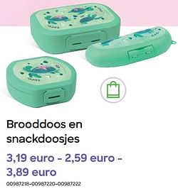 Brooddoos en snackdoosjes