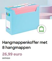 Promoties Hangmappenkoffer met 8 hangmappen - Huismerk - Ava - Geldig van 19/07/2024 tot 30/09/2024 bij Ava