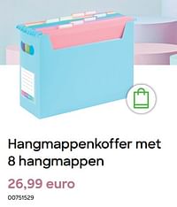 Hangmappenkoffer met 8 hangmappen-Huismerk - Ava