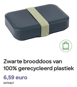 Zwarte brooddoos