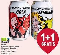 Biodrank oxfam cola, lemonade of ice tea-Huismerk - Delhaize