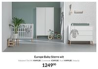 Europe baby sterre wit-Europe baby