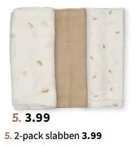 2-pack slabben-Huismerk - Wibra