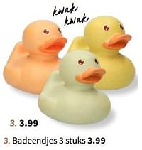 Badeendjes-Huismerk - Wibra