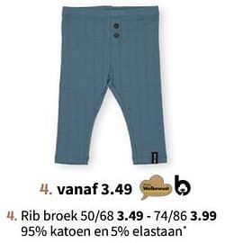 Rib broek