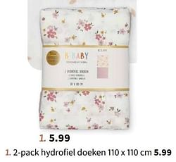 2-pack hydrofiel doeken