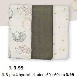 3-pack hydrofiel luiers