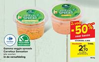 Veggie spreads carrefour sensation groentecurry-Huismerk - Carrefour 