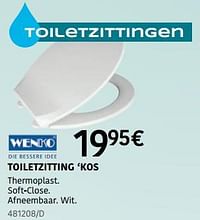 Toiletzitting kos-Wenko