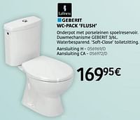Wc-pack flush-Lafiness
