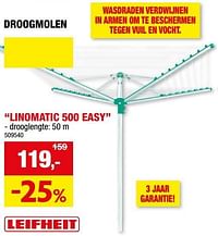 Droogmolen linomatic 500 easy-Leifheit