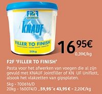 F2f filler to finish-Knauf