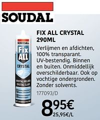 Fix all crystal-Soudal