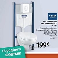 Pack hang-wc solido compact 4 in 1-Grohe