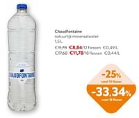Chaudfontaine natuurlijk mineraalwater-Chaudfontaine