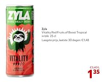 Zyla vitality red fruits of boost tropical-zyla