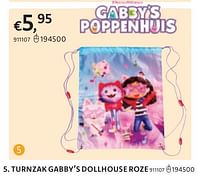 Turnzak gabby’s dollhouse roze-Gabby