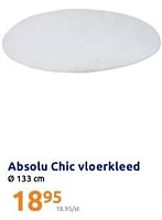 Promoties Absolu chic vloerkleed - Absolu - Geldig van 24/07/2024 tot 30/07/2024 bij Action