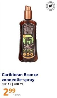 Caribbean bronze zonneolie-spray spf 15-Caribbean Bronze