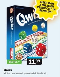 Qwixx vlot en verrassend spannend dobbelspel-White Goblin Games