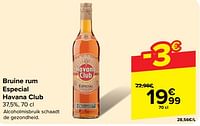 Bruine rum especial havana club-Havana club