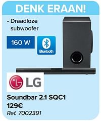 Lg soundbar 2.1 sqc1-LG