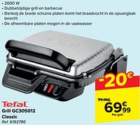 Tefal grill gc305012 classic-Tefal