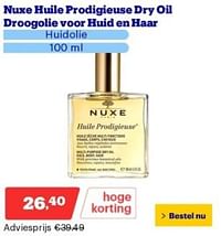 Nuxe huile prodigieuse dry oil droogolie voor huid en haar-Nuxe