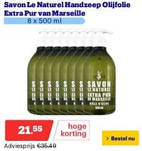 Savon le naturel handzeep olijfolie extra pur van marseille-Savon de Marseille