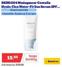 Skin1004 madagascar centella hyalu-cica water-fit sun serum spf...-Skin1004
