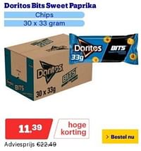 Doritos bits sweet paprika chips-Doritos
