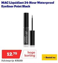 Mac liquidlast 24-hour waterproof eyeliner point black-M.A.C