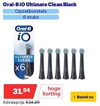 Oral-b io ultimate clean black opzetborstels-Oral-B