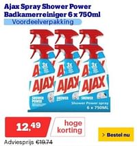 Ajax spray shower power badkamerreiniger-Ajax