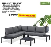 Loungeset san remo-Garden Plus 