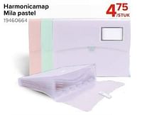 Harmonicamap mila pastel-Huismerk - Euroshop