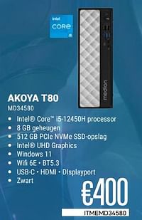 Medion akoya t80 md34580-Medion