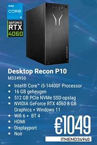 Medion desktop recon p10 md34940-Medion