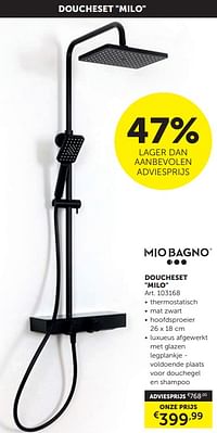 Doucheset milo-Mio Bagno