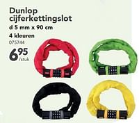 Dunlop cijferkettingslot-Dunlop