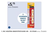 Bic houten grafietpotlood hb-BIC