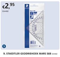 Staedtler geodriehoek mars 568-Staedtler