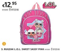 Rugzak l.o.l. sweet sassy pink-LOL Surprise